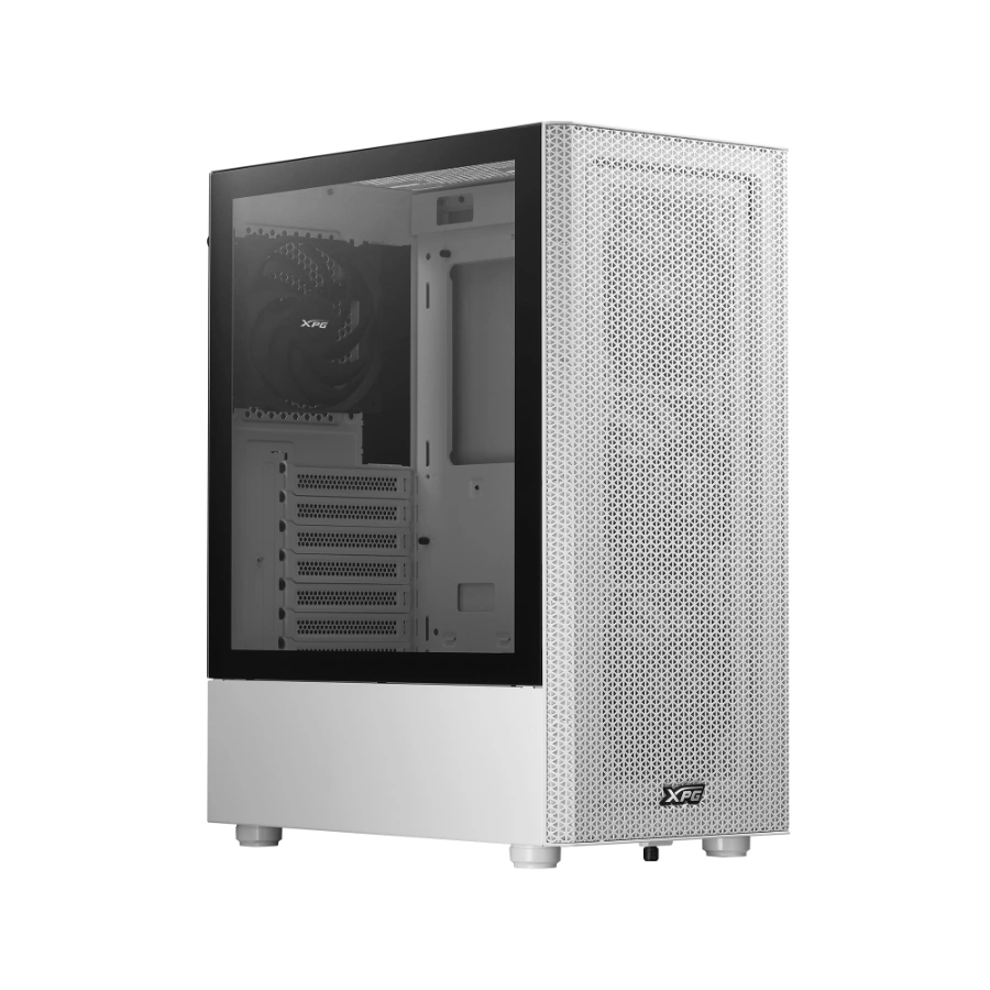 xpg_valor_mesh_wh_02_2000x2000_png Gabinete ADATA XPG Gamer Valor Mesh / ATX / Cristal Templado / 4 Vent. Incluidos / USB 3.2 / Blanco - Imagen 1