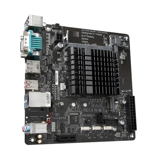 Tarjeta Madre GIGABYTE N5105I H / Procesador Intel Celeron 2,0 GHz Integrado / DDR4 / NVME M.2 PCIe 3.0 X2 / USB 2.0, USB 3.2 / Hdmi, Dp, Vga / Mini ITX - Image 3
