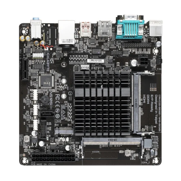 Tarjeta Madre GIGABYTE N5105I H / Procesador Intel Celeron 2,0 GHz Integrado / DDR4 / NVME M.2 PCIe 3.0 X2 / USB 2.0, USB 3.2 / Hdmi, Dp, Vga / Mini ITX - Image 2
