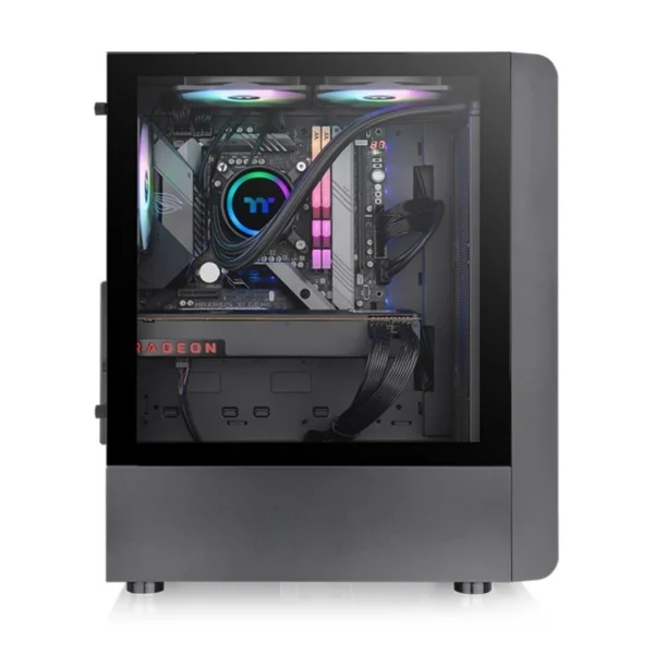 Gabinete THERMALTAKE S200 TG ARGB / ATX / Cristal Templado / 3 Vent. Incluidos / Usb 3.0 / Aura Sync / Negro - Image 3