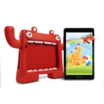 Tablet Para Niños VORAGO PAD-8-KIDS / Quadcore 2Ghz / 8” / Android 13 / Memoria Ram 4GB / Almacenamiento 64GB / Wifi / Bluetooth / Funda Roja