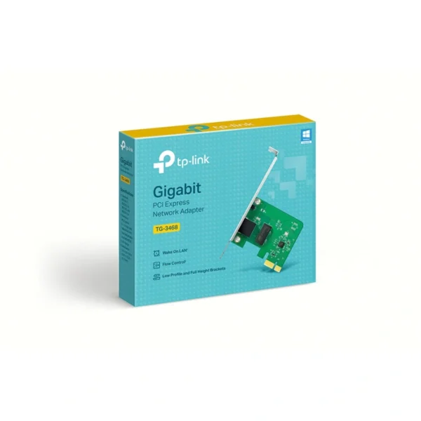 Tarjeta De Red Ethernet PCI-Express Tp-Link Tg-3468 / Alambrico / Pci-E 2000 Mbit/S 10 - 90% / Fcc, Ce / TG-3468 - Image 3