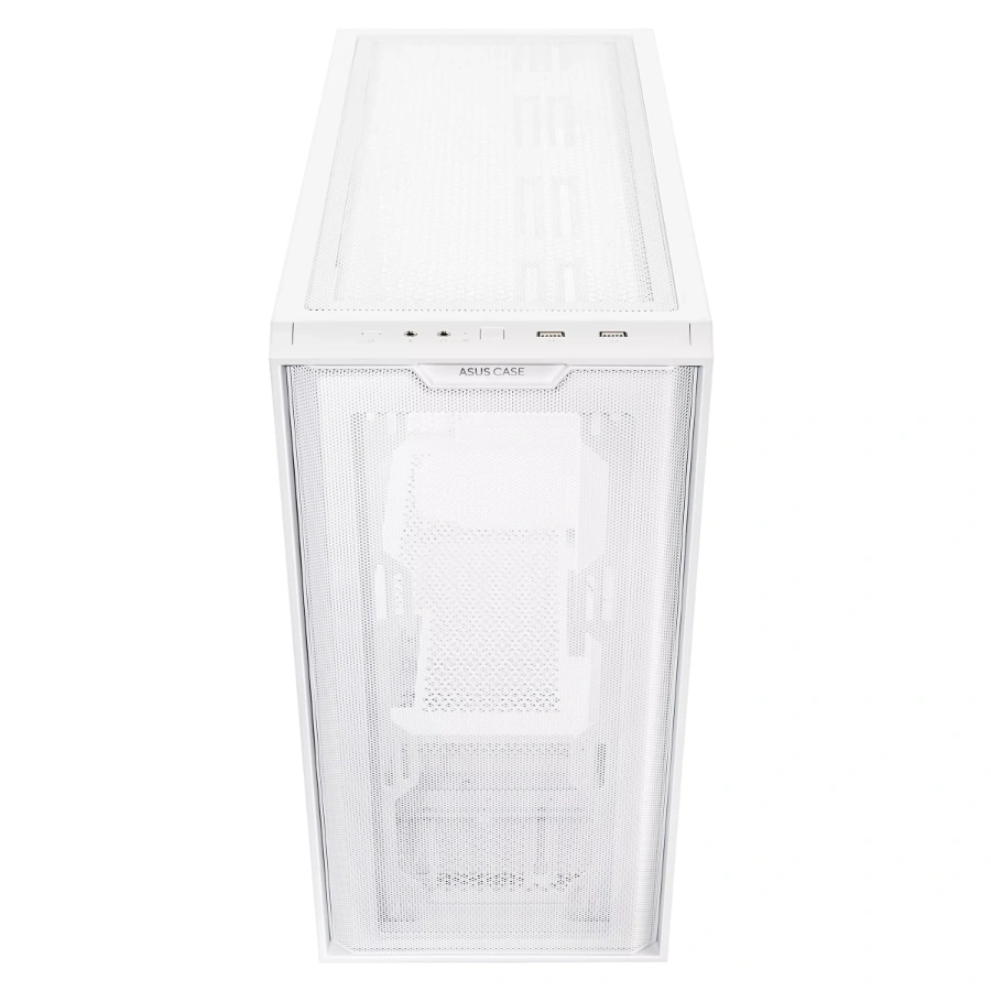 1971053651171 Gabinete Asus A21 CASE / Micro ATX / Cristal Templado / Sin Ventiladores / USB 3.0 / Blanco - Image 3