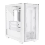 Gabinete Asus A21 CASE / Micro ATX / Cristal Templado / Sin Ventiladores / USB 3.0 / Blanco