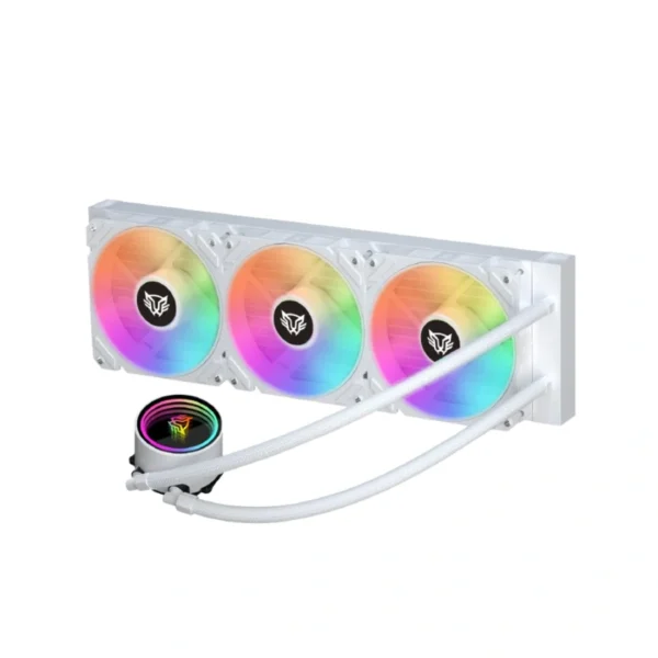Enfriamiento Liquido AIO BALAM RUSH HYDROX PRO HX30 / 360MM / X3 Vent 120mm / Intel, AMD / 1800RPM / 50Cfm / 30dBA / 3Pines 5V, 4Pines 12V / Blanco - Image 2