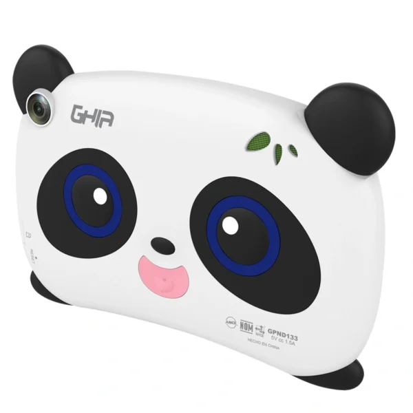 Tablet GHIA Panda 7” / A133 Quad Core / Android 11 Go / RAM 2GB / Almacenamiento 32GB / Wifi / Bluetooth / Frontal 0.3MP, Trasera 2MP / Negro Con Blanco - Image 4