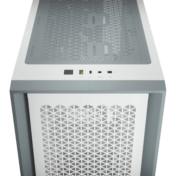 Gabinete CORSAIR 4000D AIRFLOW / E-ATX / Cristal Templado / 2 Ventiladores Incluidos / USB 3.0, USB Tipo C 3.1 / Blanco - Image 3