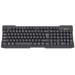 Teclado MANHATTAN 175708 / Estándar / Alámbrico / USB / Cable de 1.2mts / Negro