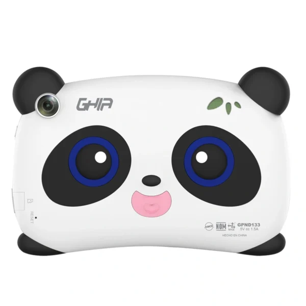 Tablet GHIA Panda 7” / A133 Quad Core / Android 11 Go / RAM 2GB / Almacenamiento 32GB / Wifi / Bluetooth / Frontal 0.3MP, Trasera 2MP / Negro Con Blanco - Image 5