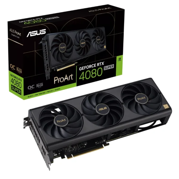 Tarjeta De Video ASUS NVIDIA Proart GeForce RTX 4080 Super / 16GB GDDR6X / Núcleos Cuda 10240 / 256Bit / X1 Hdmi, X3 Dp / Pci Express Gen 4 - Image 1