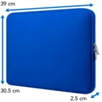 Funda Para Laptop BROBOTIX / 15.6” / De Neopreno / Azul Marino / AC-10345 - Image 5