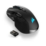 Mouse Gamer CORSAIR IRONCLAW RGB WIRELESS / 18000 Dpi / Alambrico-Inalámbrico / Tecnología Slipstream, Bluetooth, USB / Negro - Image 4