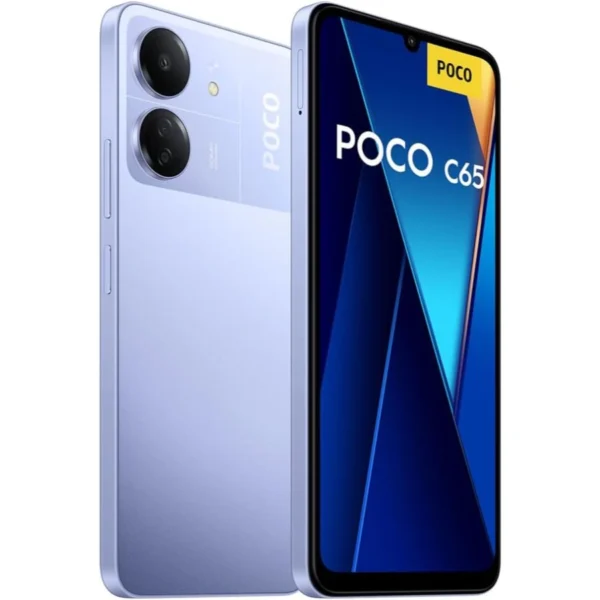 Smartphone XIAOMI POCO C65 / 6.74" / MediaTek Helio G85/ 90HZ / Almacenamiento 256GB / Ram 8GB / Cámara 50MP+ 2MP/8MP / Android 13 / Dual Sim / Purpura - Image 1