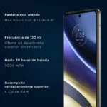 Smartphone MOTOROLA G51 5G / 6.8" / Almacenamiento 128GB / Memoria Ram 4GB / Cámara 50MP+8MP+2MP/13MP / Snapdragon 480+ / Android 11 / Dorado - Image 3