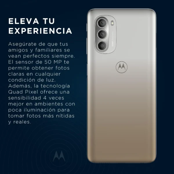 Smartphone MOTOROLA G51 5G / 6.8" / Almacenamiento 128GB / Memoria Ram 4GB / Cámara 50MP+8MP+2MP/13MP / Snapdragon 480+ / Android 11 / Dorado - Image 6