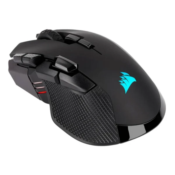 Mouse Gamer CORSAIR IRONCLAW RGB WIRELESS / 18000 Dpi / Alambrico-Inalámbrico / Tecnología Slipstream, Bluetooth, USB / Negro - Image 3