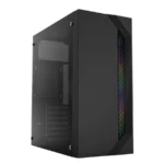 Gabinete ACTECK VIKEN GM434 RGB / Micro ATX / Cristal Templado / Incluye Fuente 500W / Usb 2.0 / No Incluye Vent. / Negro - Image 2