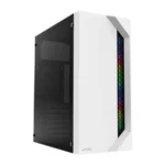 Gabinete ACTECK VIKEN GM434 RGB / Micro ATX / Cristal Templado / Incluye Fuente 500W / Usb 2.0 / No Incluye Vent. / Blanco - Image 2