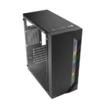 Gabinete ACTECK VIKEN GM434 RGB / Micro ATX / Cristal Templado / Incluye Fuente 500W / Usb 2.0 / No Incluye Vent. / Negro - Image 4