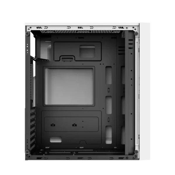 Gabinete ACTECK VIKEN GM434 RGB / Micro ATX / Cristal Templado / Incluye Fuente 500W / Usb 2.0 / No Incluye Vent. / Blanco - Image 4