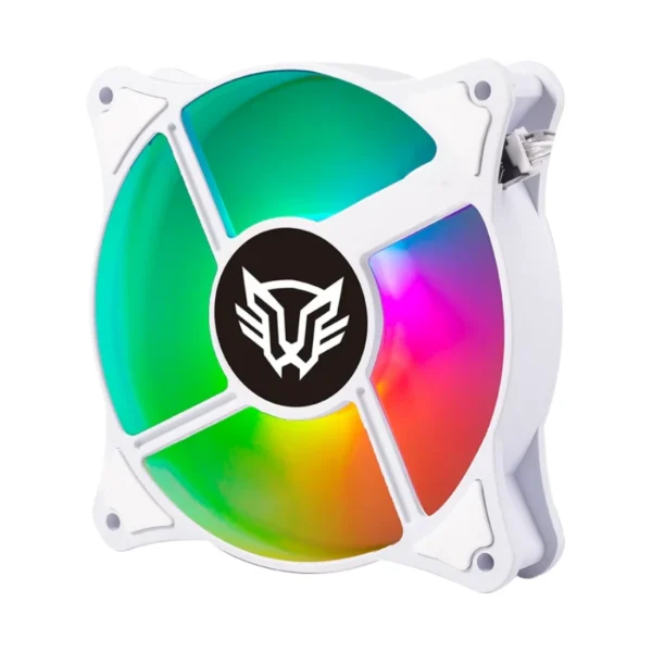 Kit De Tres Ventiladores BALAM RUSH EOLOX BLAZE EX90KW / 120MM / 1200 RPM / 35.37 Cfm / 22.5 dBA / 3Pin 12V, 3Pin 5V ARGB / Blanco - Image 4