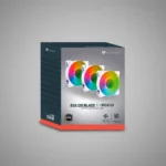 Kit De Tres Ventiladores BALAM RUSH EOLOX BLAZE EX90KW / 120MM / 1200 RPM / 35.37 Cfm / 22.5 dBA / 3Pin 12V, 3Pin 5V ARGB / Blanco - Image 5