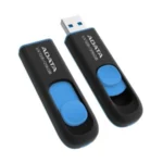 Memoria USB ADATA UV128 / 256GB / USB 3.2 / Deslizante / Negro Con Azul / AUV128-256G-RBE - Image 2