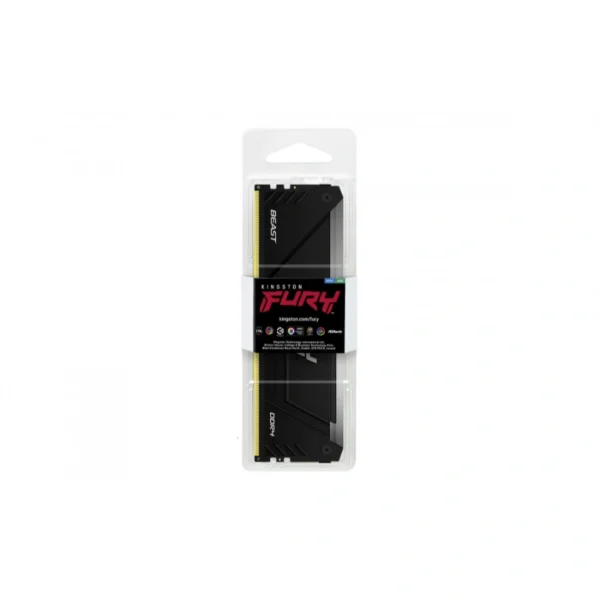 Memoria RAM KINGSTON Fury Beast Rgb / 8GB / DDR4 3600MHz* OC / CL17 / Negro - Image 5
