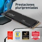 Unidad SSD M.2 NVME CRUCIAL T700 / 1TB / Pci-E 5.0 / M.2 2280 / Lectura 11700 Mb/S, Escritura 9500 Mb/S - Image 4