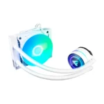 Sistema De Enfriamiento Liquido AIO GAME FACTOR LQG501 / 120MM / X1 Vent 120mm / Intel, AMD / 4Pin 12V, 3Pin 5V ARGB / 2550Rpm / 70Cfm / 18.9dBA / Blanco - Image 4