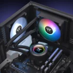 Enfriamiento Liquido AIO THERMALTAKE TH120 V2 / 120MM / Intel, AMD / 2000Rpm / 57.05Cfm / 25.8 dBA / 4Pin 12V, 3Pin 5V ARGB / Negro - Image 5