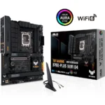 Tarjeta Madre ASUS TUF GAMING B760-PLUS WIFI / INTEL S-1700 / 14ª/13ª/12ª gen / 192GB X4 DDR5 7200MHZ OC* / x3 M.2 PCI-E 4.0 / DP, HDMI / Micro-ATX / USB 3.2