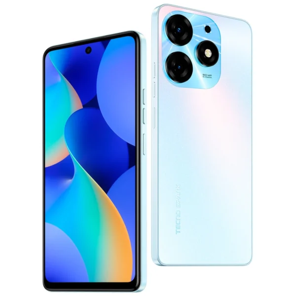 Smartphone TECNO SPARK 10 PRO / 6.8" / MediaTek Helio G88 / Almacenamiento 256GB / RAM 8GB / Cámara 50MP/32MP / Android 13 / Blanco - Image 2