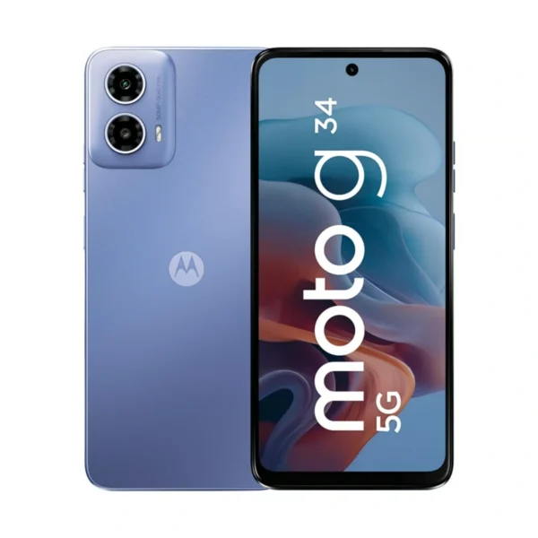 Smartphone MOTOROLA G34 5G / 6.5" / Snapdragon 695 5G / Almacenamiento 256GB / RAM 8GB / Cámara 50MP+2MP/16MP / Android 14 / Azul - Image 1