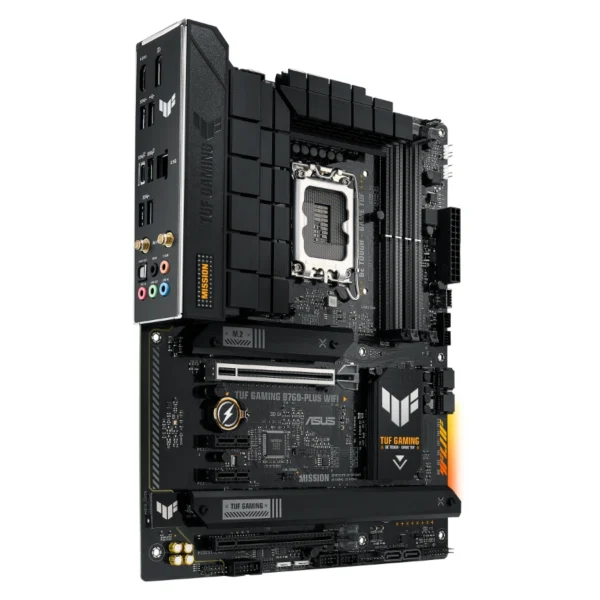 Tarjeta Madre ASUS TUF GAMING B760-PLUS WIFI / INTEL S-1700 / 14ª/13ª/12ª gen / 192GB X4 DDR5 7200MHZ OC* / x3 M.2 PCI-E 4.0 / DP, HDMI / Micro-ATX / USB 3.2 - Image 5