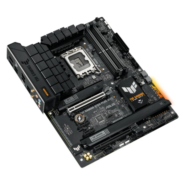 Tarjeta Madre ASUS TUF GAMING B760-PLUS WIFI / INTEL S-1700 / 14ª/13ª/12ª gen / 192GB X4 DDR5 7200MHZ OC* / x3 M.2 PCI-E 4.0 / DP, HDMI / Micro-ATX / USB 3.2 - Image 4