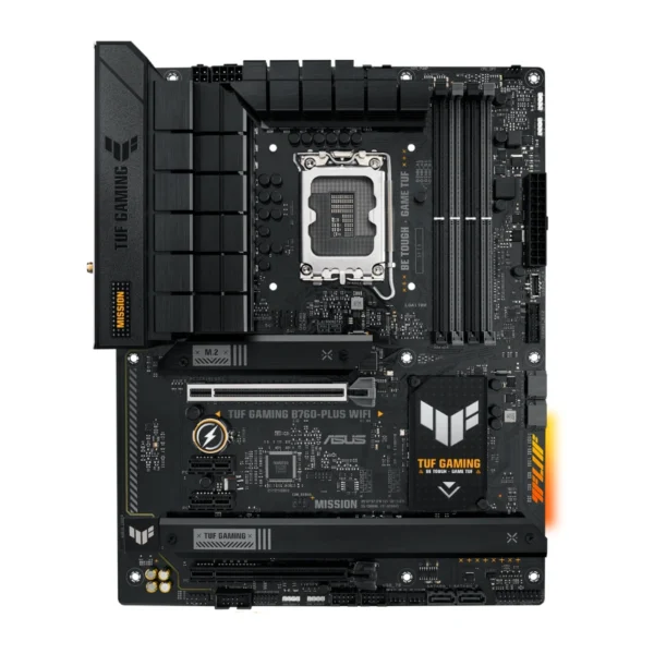 Tarjeta Madre ASUS TUF GAMING B760-PLUS WIFI / INTEL S-1700 / 14ª/13ª/12ª gen / 192GB X4 DDR5 7200MHZ OC* / x3 M.2 PCI-E 4.0 / DP, HDMI / Micro-ATX / USB 3.2 - Image 2