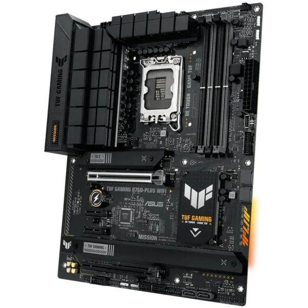 Tarjeta Madre ASUS TUF GAMING B760-PLUS WIFI / INTEL S-1700 / 14ª/13ª/12ª gen / 192GB X4 DDR5 7200MHZ OC* / x3 M.2 PCI-E 4.0 / DP, HDMI / Micro-ATX / USB 3.2 - Image 3