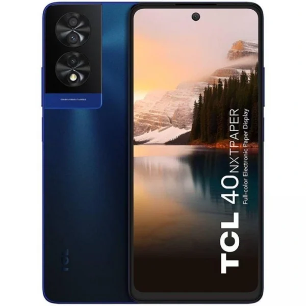 Smartphone TCL 40NXTPAPER / 6.78" / MediaTek Helio G88 / Almacenamiento 256GB / RAM 8GB / Cámara 50MP+5MP+2MP/32MP / Android 13 / Dual SIM / Azul - Image 1
