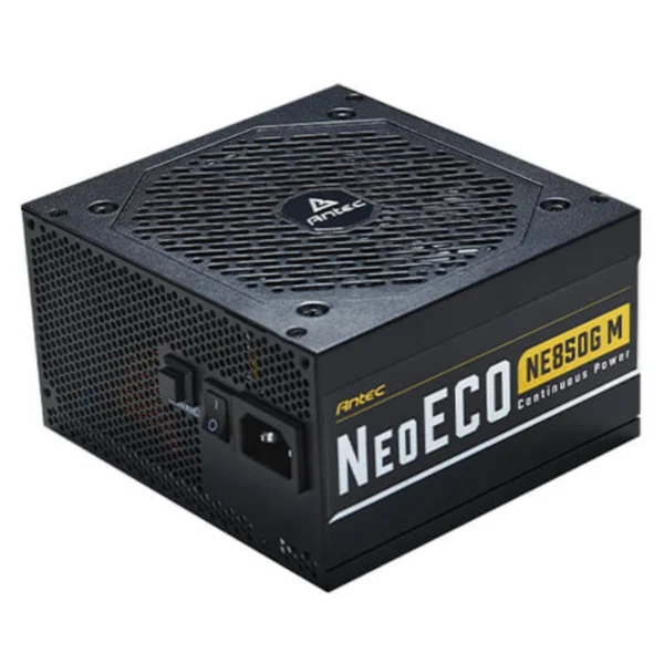 Fuente De Poder ANTEC NEOECO NE850G M / 850W / 80 PLUS Gold / PCI-E 5.0 / ATX / SATA / Molex / Full Modular / Negro - Image 1
