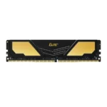 Memoria RAM TEAMGROUP ELITE PLUS / 16GB / DIMM / DDR4 3200 MHz / CL22 / 1.2V / Negro Con Dorado