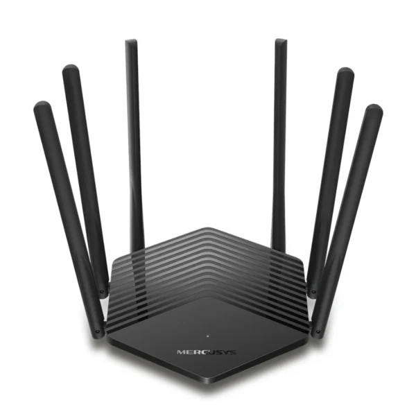 Router Inalámbrico MERCUSYS MR50G / 600Mbps En 2.4 GHz / 1300Mbps En 5 GHz / Doble Banda AC1900 / MU-MIMO / Access Point, Router, Extensor / 6 Antenas Omnidireccionales Fijas / Color Negro - Image 1