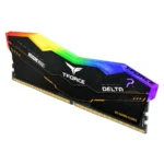 Kit De Memoria RAM TEAMGROUP T-FORCE DELTA TUF Gaming Alliance RGB / 32GB (2x16GB) / DDR5 6400MHz / CL40 / 1.35V / Negro - Image 4
