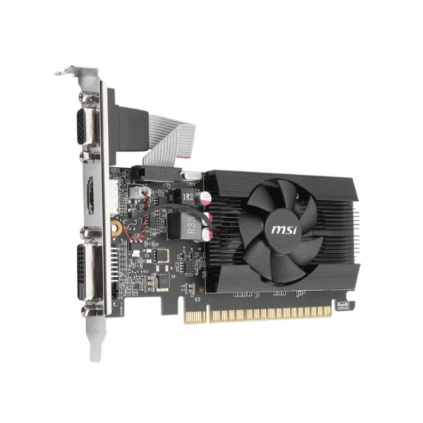 Tarjeta De Video MSI NVIDIA GT710 / Pcie X8 2.0 / 2gb Ddr3 / Hdmi, VGA, DVI / 1x Ventilador / 64 Bit / 1600 MHz - Image 3