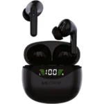 Audífonos TWS BACKDROP / Inalámbricos / Control Táctil / Caja De Carga Con Pantalla / Manos Libres / 10m / Color Negro