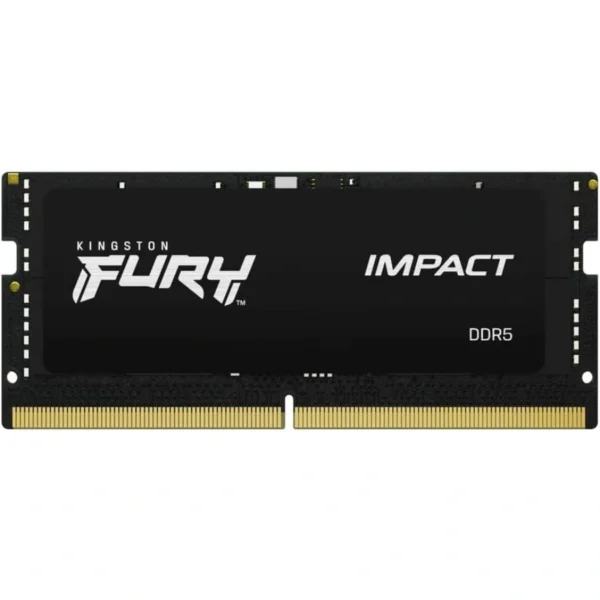 Kit De Memoria RAM SODIMM KINGSTON FURY Impact / 32GB (2x16GB) / DDR5 6000MHz / CL38 / 1.35V / Para Laptop / XMP / Negro - Image 2