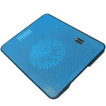 Base Enfriadora NACEB TECHNOLOGY NA-0108A / Para Laptop / Puerto USB / 15 Pulgadas / Metálica / 1 Angulo de ajuste / Azul