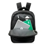 Mochila BROBOTIX VARSOVIA 6005644 / Desde 15" Hasta 17" / Para Laptop / Con Asa Y Correas Acolchadas Y Reforzadas / Color Negro - Image 3