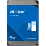 Disco Duro HDD WESTERN DIGITAL WD BLUE WD40EZAX / 4TB / 3.5" / SATA III 6GB/S / 5400 RPM / 256MB Caché / Hasta 185MB/S
