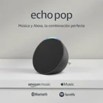 Bocina Inteligente Echo Pop AMAZON Con Asistente Virtual Alexa AMZ-B09WNK39JN-C / 15 W / Inalámbrica / Bluetooth, Wifi / Color Negro - Image 3